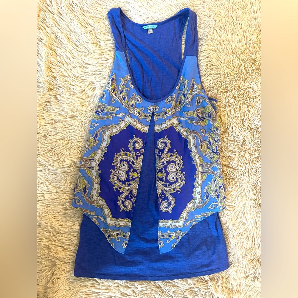 Women’s Leifnotes Size Small New Layered Tank Top